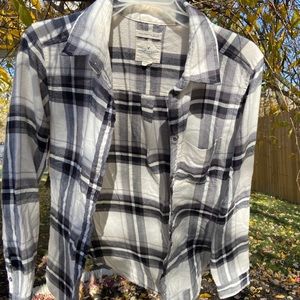 Black and white flannel